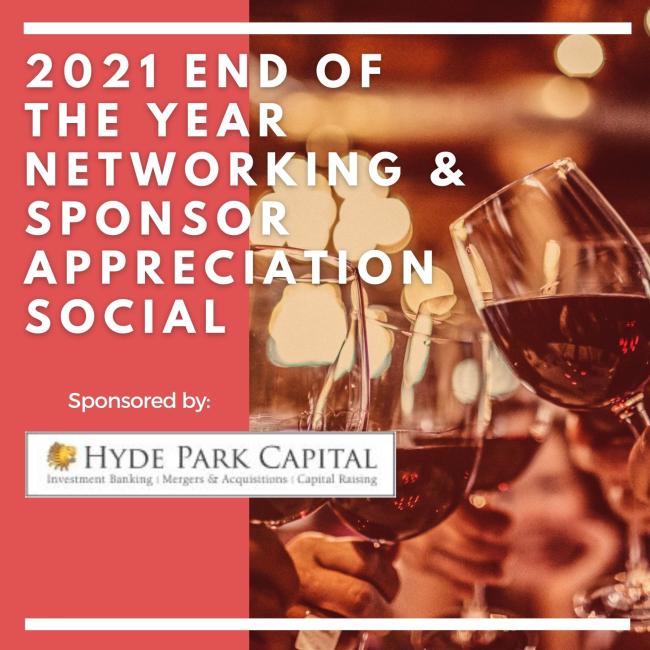 End of the Year Networking & Sponsor Appreciation Social (members only